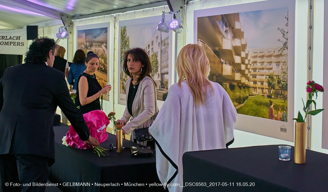 11. Mai 2017 - Grundsteinlegung für die LOGE und dem Kulturquadrat in Neuperlach